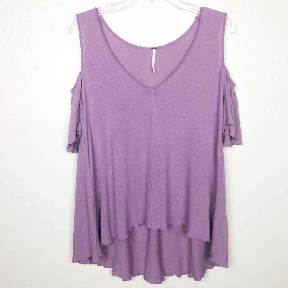 Free People bittersweet cold shoulder top - Picture 3 of 7